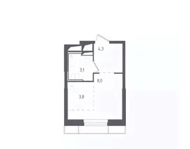 Продам студию в новостройке 19.0 м² этаж 15/30 город Красногорск Спутник жилой комплекс 20 Липовая Роща