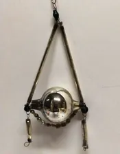 Елочная игрушка Спутник стеклярус СССР 1950-е