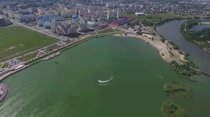 Город Спутник с квадрокоптера. ЛУЧШАЯ НАБЕРЕЖНАЯ в Пензе.