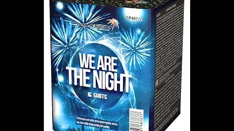 Батареи салютов GP497/2, WE ARE THE NIGHT, 0,8"/16 залпов
